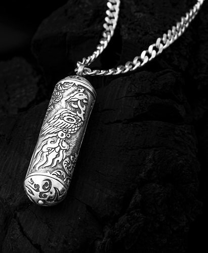 phoenix necklace 3D print model
