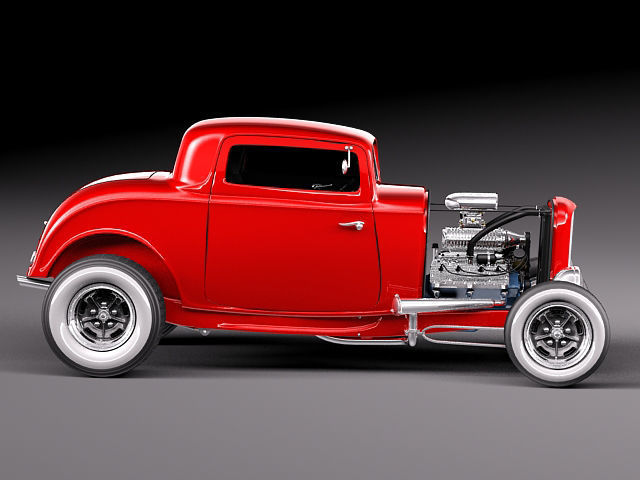 1932 HotRod Classic 3D model_6