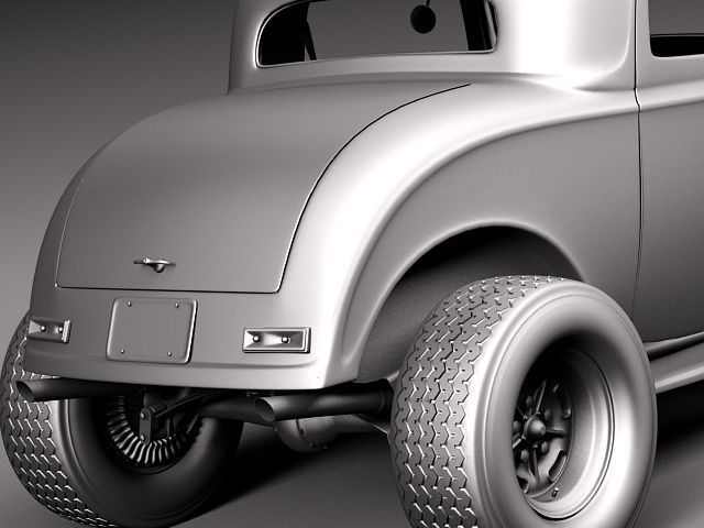 1932 HotRod Classic 3D model_11