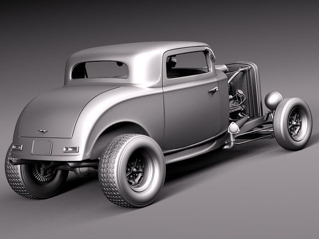 1932 HotRod Classic 3D model_12