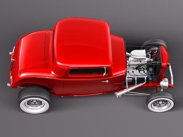 1932 HotRod Classic 3D model_7