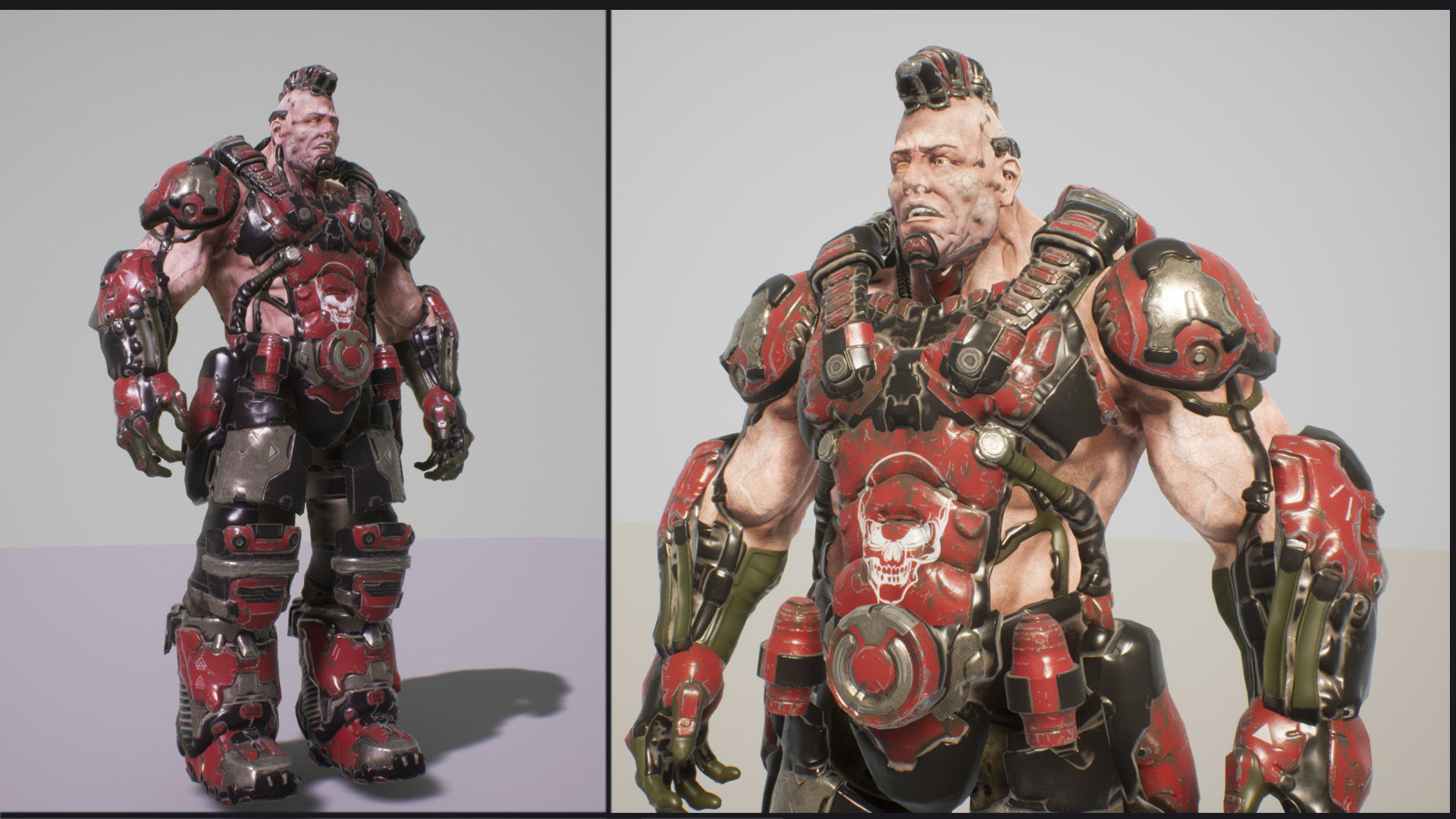 Armored Trooper Low-poly 3D model_12