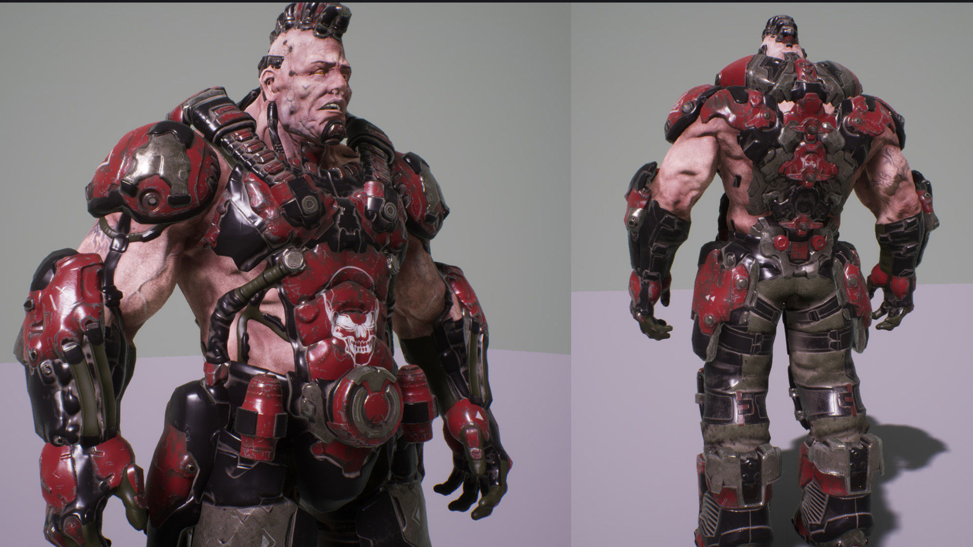 Armored Trooper Low-poly 3D model_11