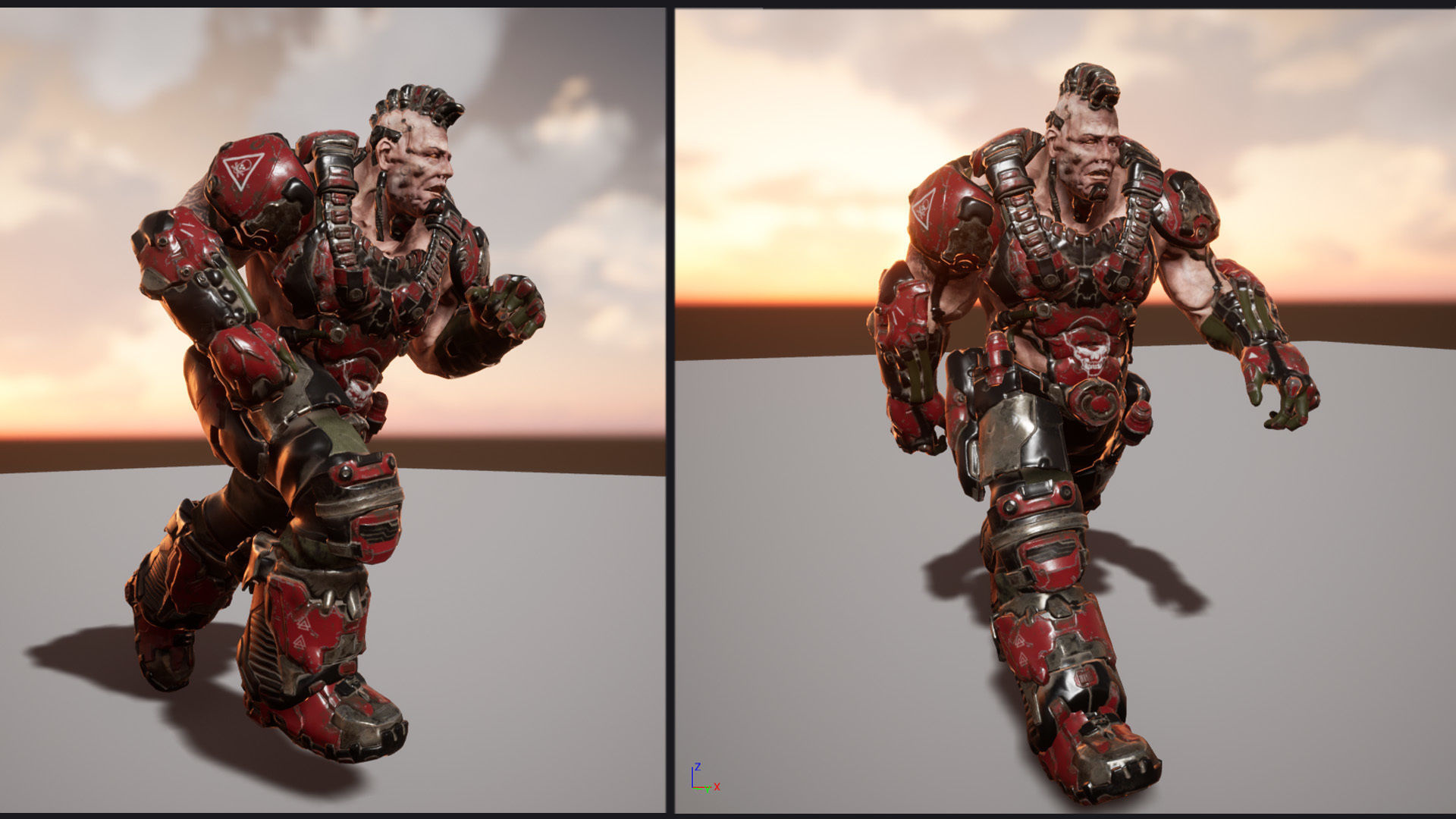 Armored Trooper Low-poly 3D model_8