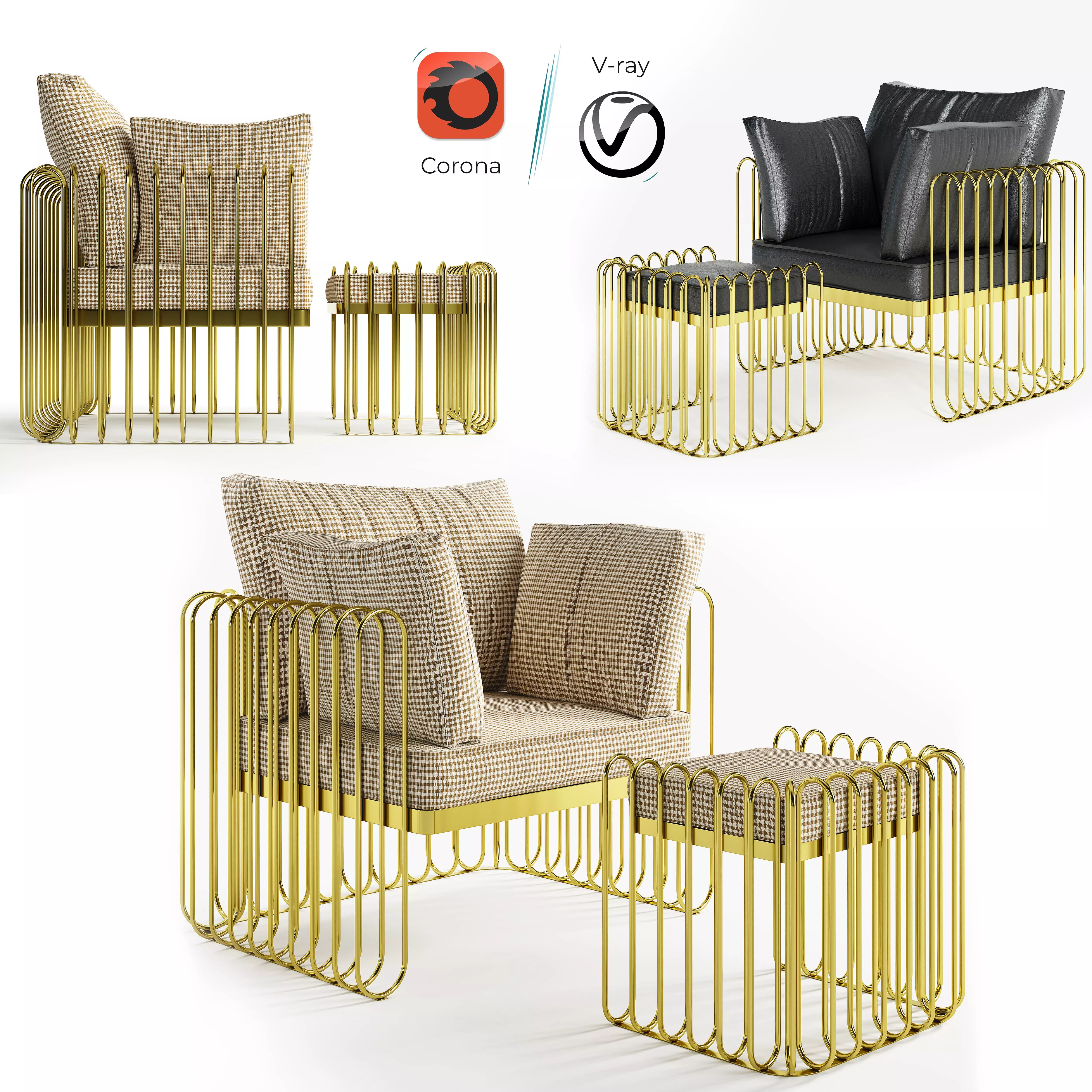 Magic Arm Chair 3D model
