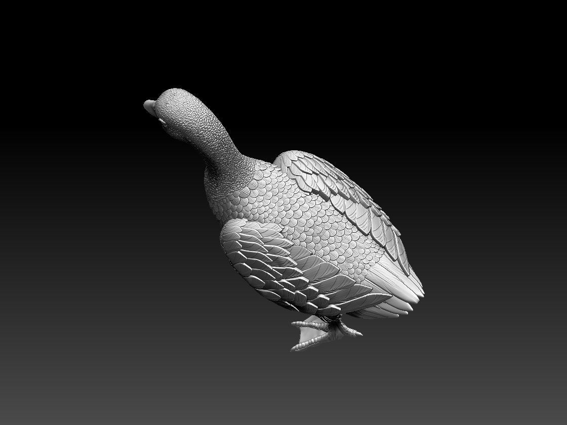 goose 3D print model_22