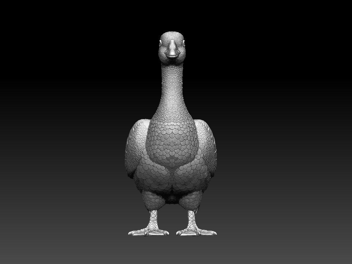 goose 3D print model_5