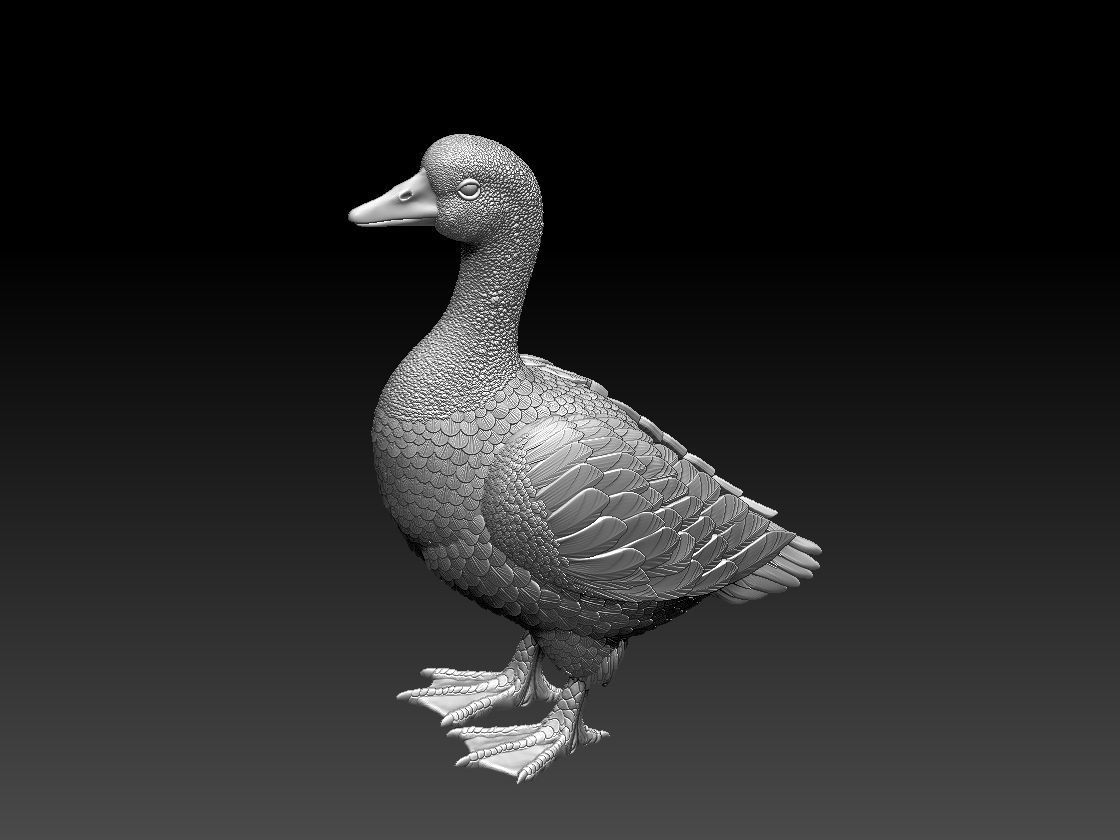 goose 3D print model_8