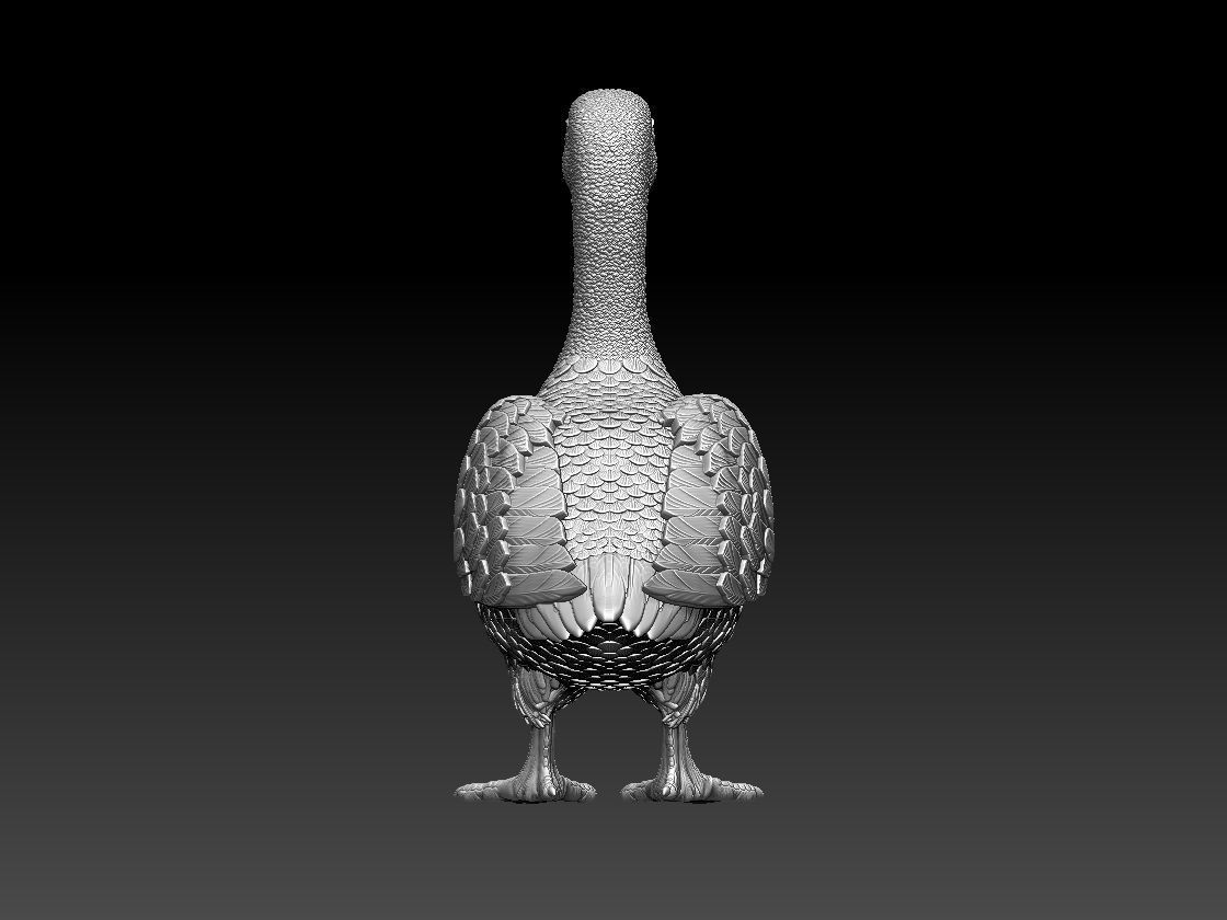 goose 3D print model_21