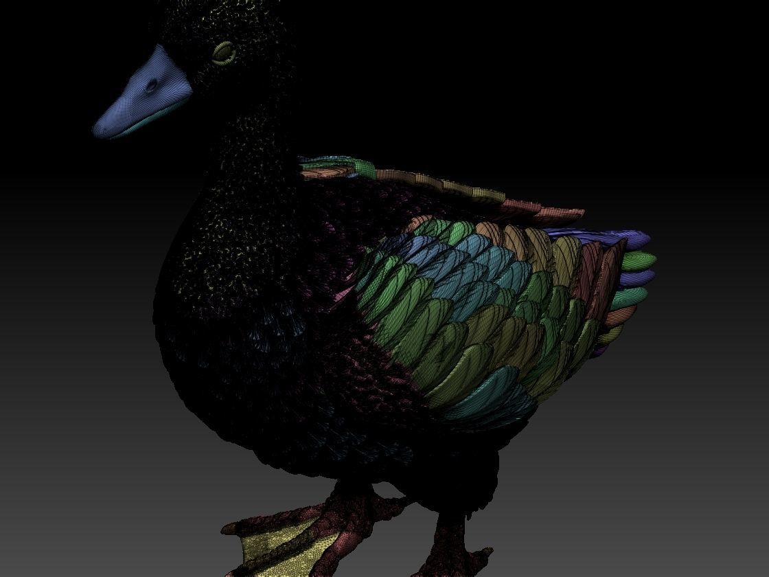 goose 3D print model_4