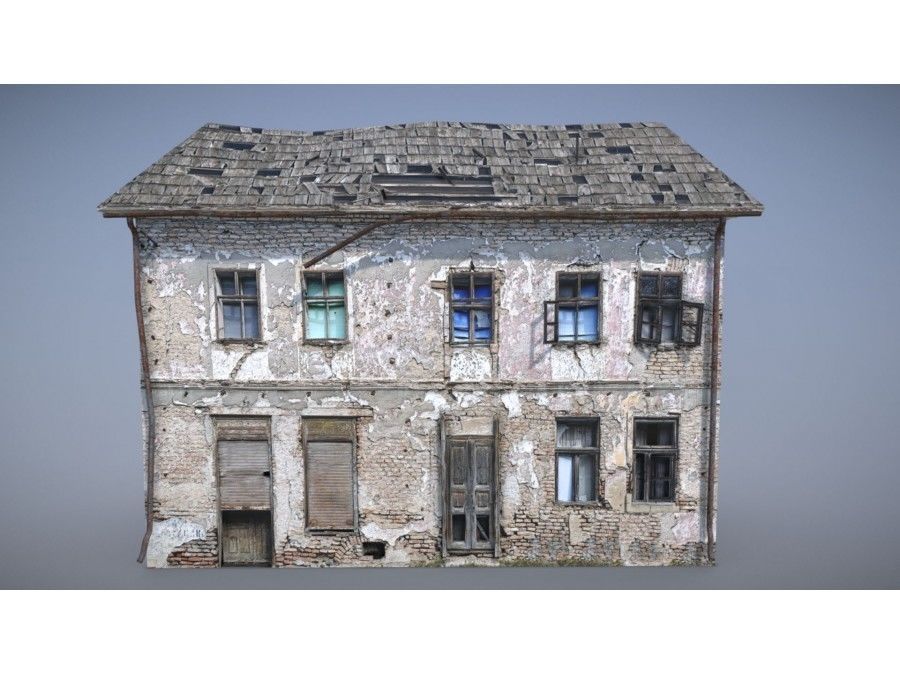 Forgotten Houses Unreal Engine UE4 Low-poly 3D model_10