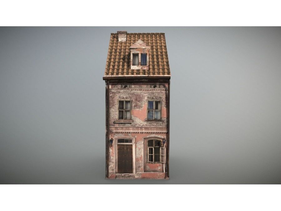 Forgotten Houses Unreal Engine UE4 Low-poly 3D model_7