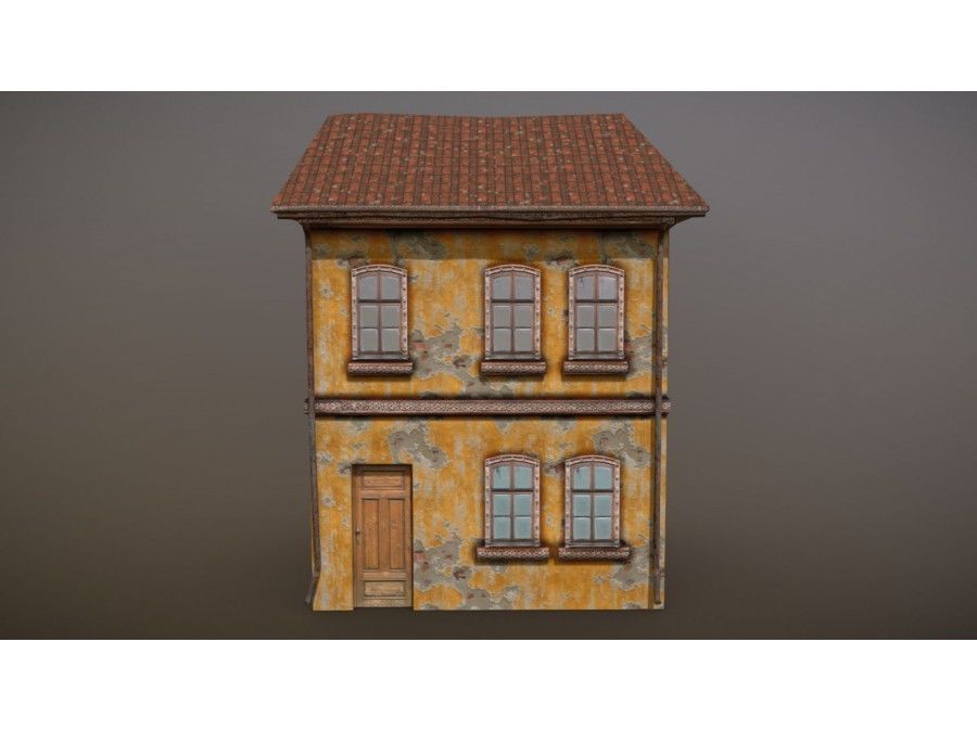 Forgotten Houses Unreal Engine UE4 Low-poly 3D model_12