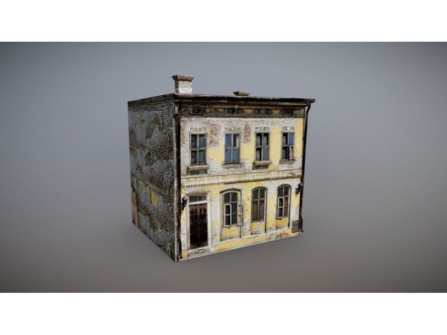 Forgotten Houses Unreal Engine UE4 Low-poly 3D model_5
