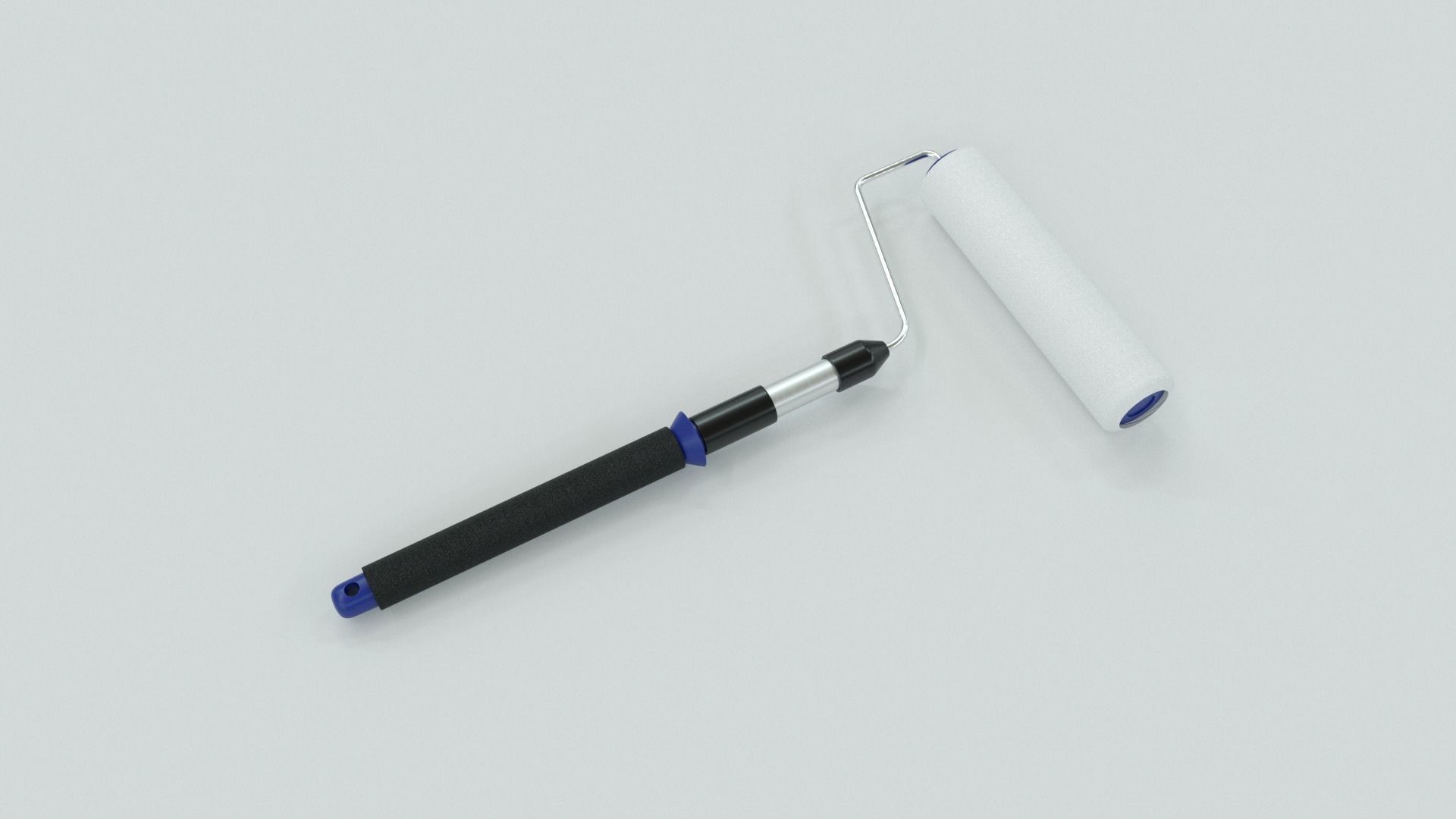 Paint roller 3D model_1