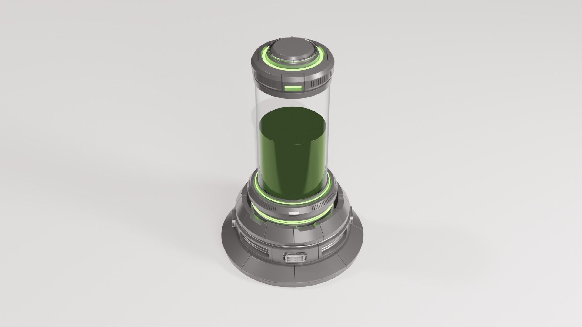 Sci-fi Life Support Chamber 3D model_3