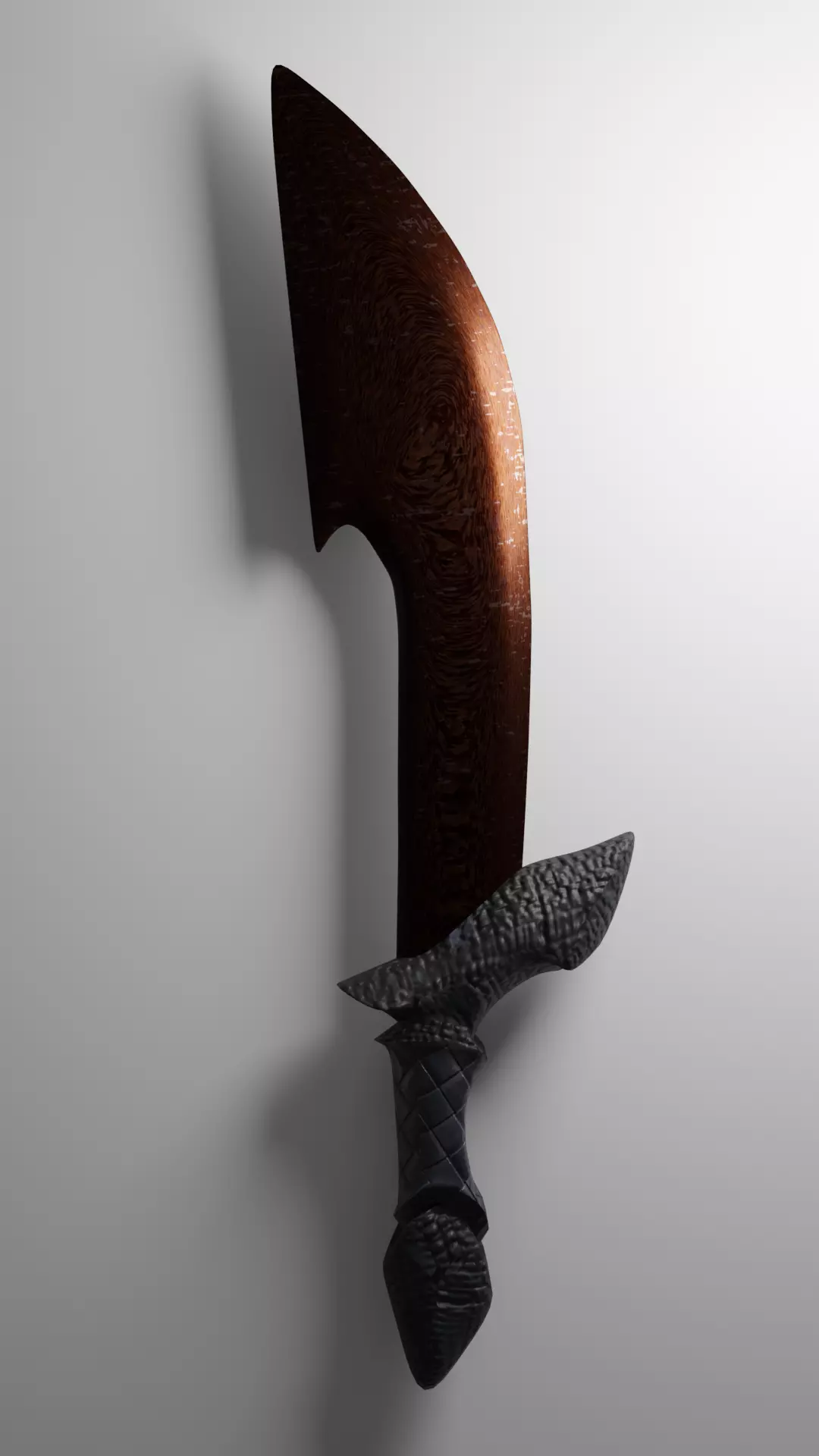 Viking Sword Low-poly 3D model_0