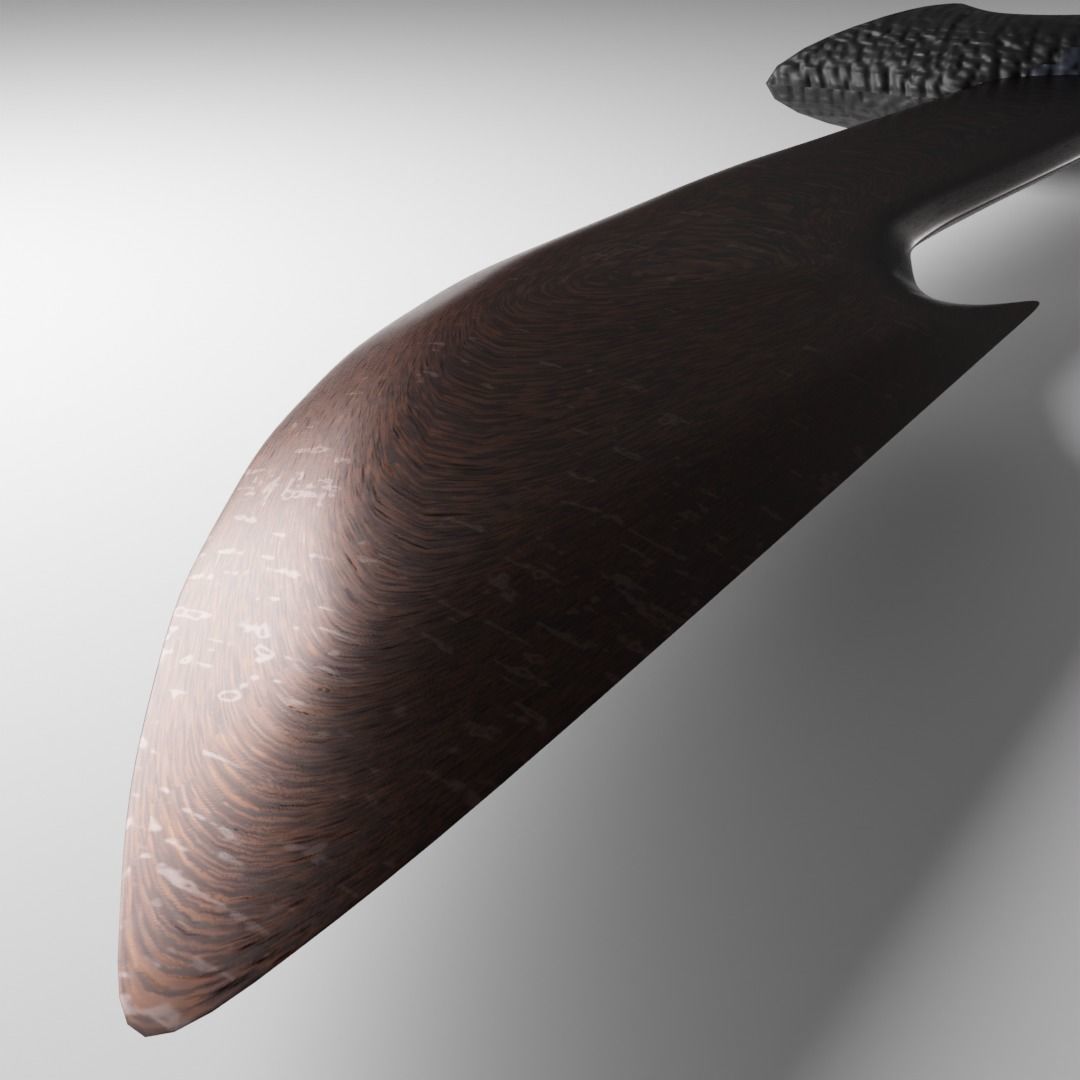 Viking Sword Low-poly 3D model_2