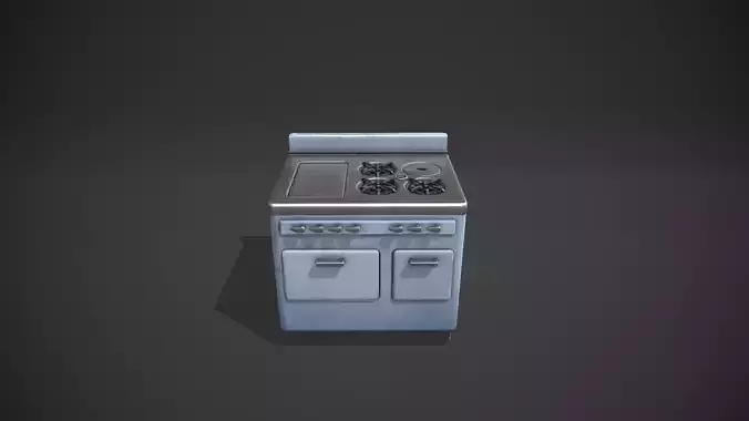 Light Blue Vintage Stove