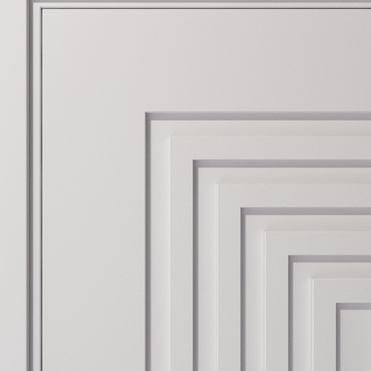 Interior door with linear decor 3D model_1