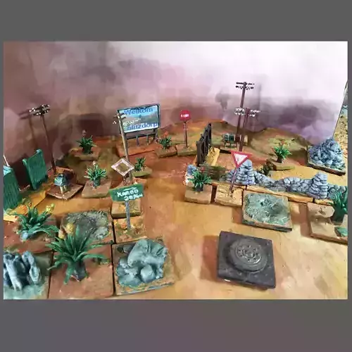 Bundle 1-1 Scatter - Wasteland 3D print model