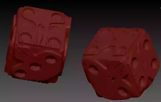 Oogie Boogie Dice from Nightmare before Christmas 3D print model