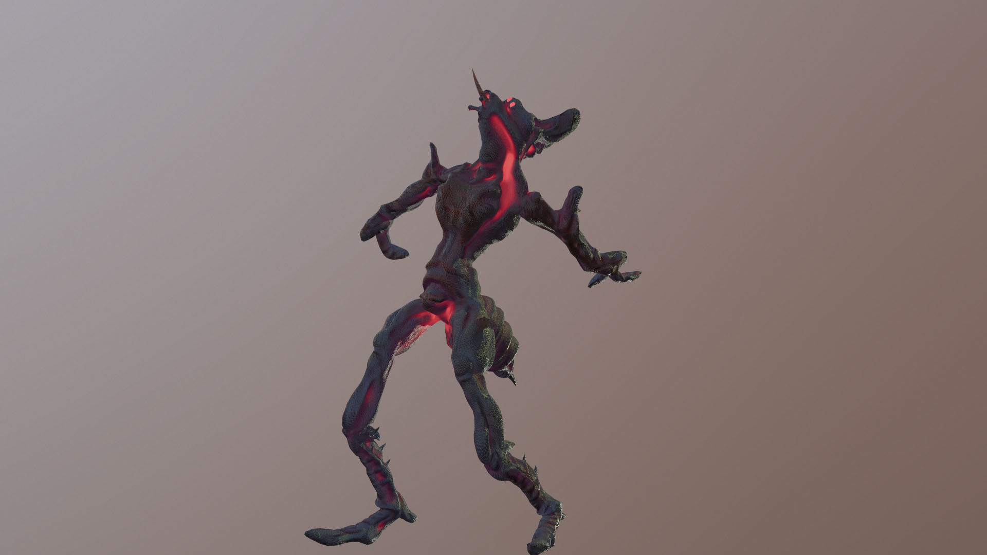 Insect Swamp Warrior Low-poly 3D model_2