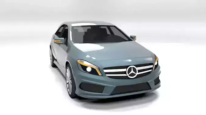 MERCEDES A CLASS W176 LOWPOLY