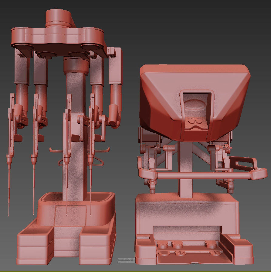 Da Vinci Surgical System 3D model_12