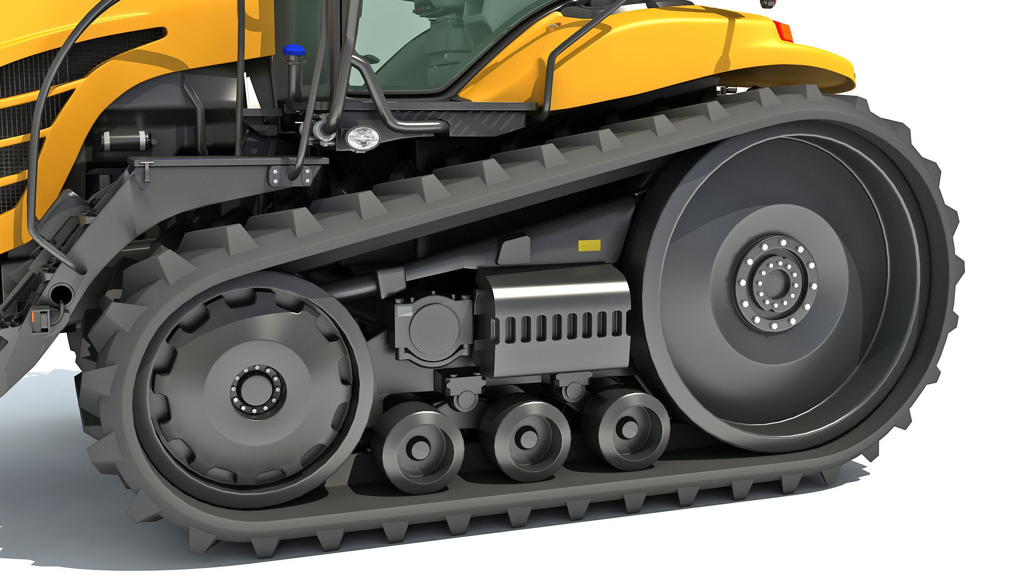 Challenger Track Tractor 3D model_12