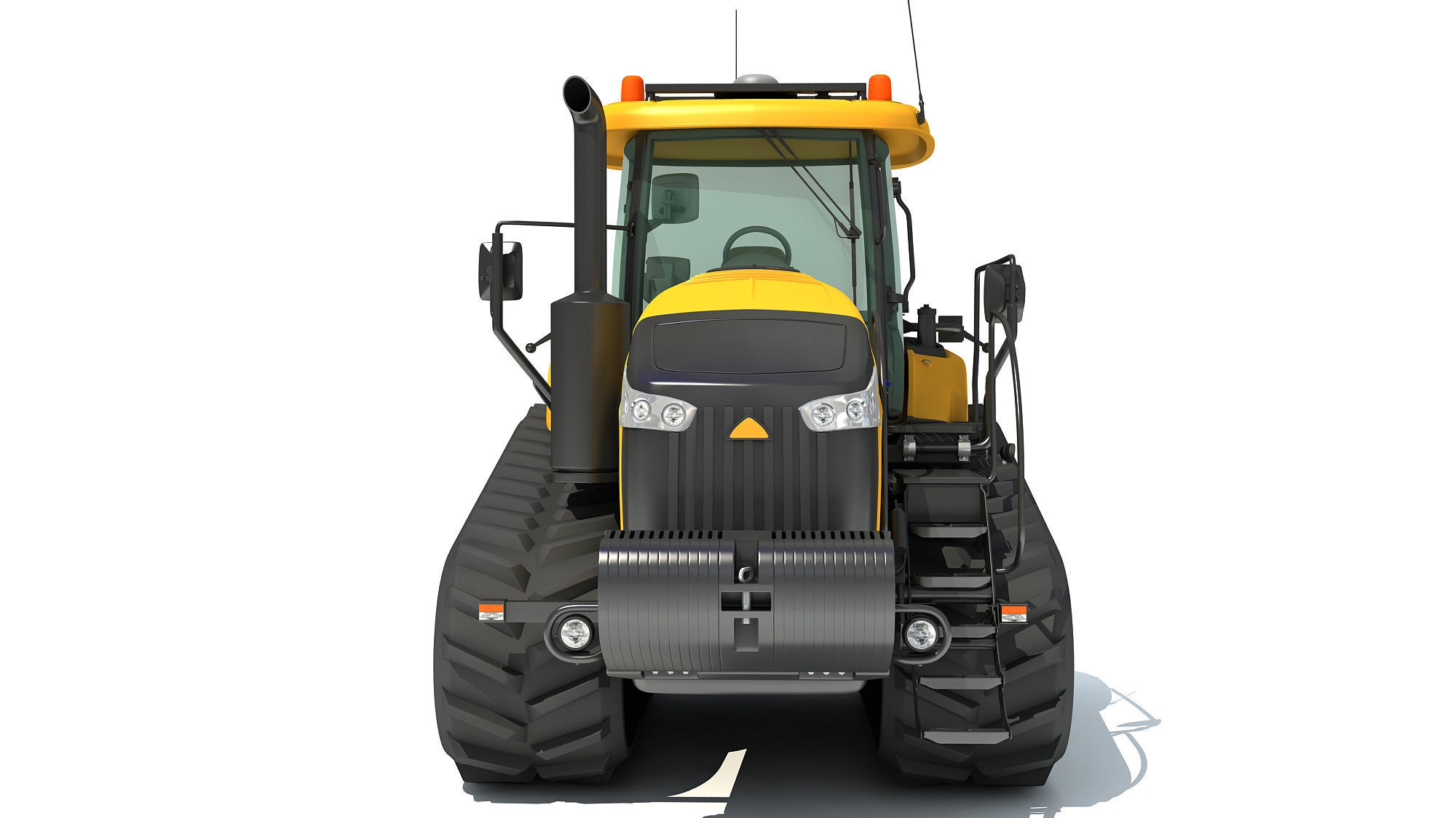 Challenger Track Tractor 3D model_10