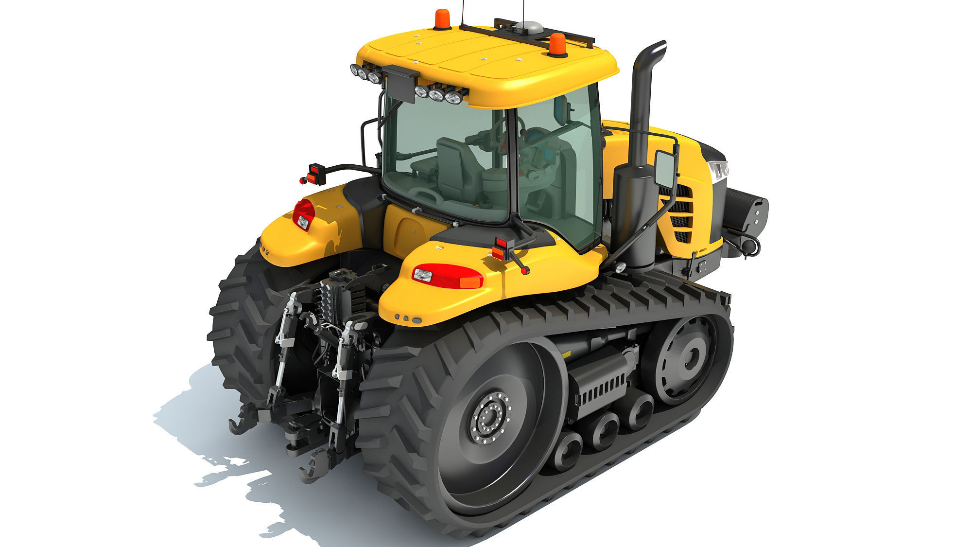 Challenger Track Tractor 3D model_5