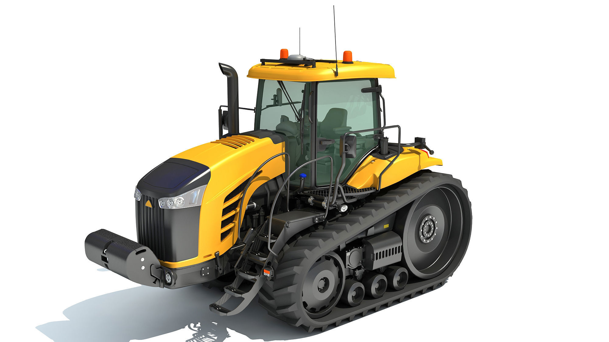 Challenger Track Tractor 3D model_1