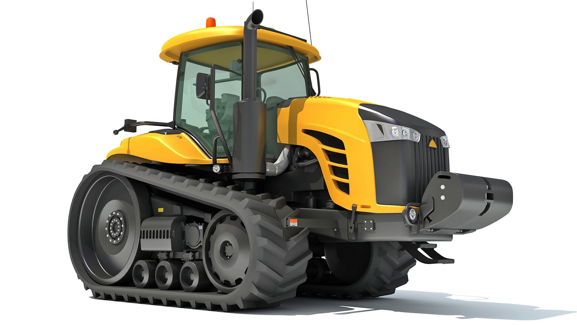 Challenger Track Tractor 3D model_9
