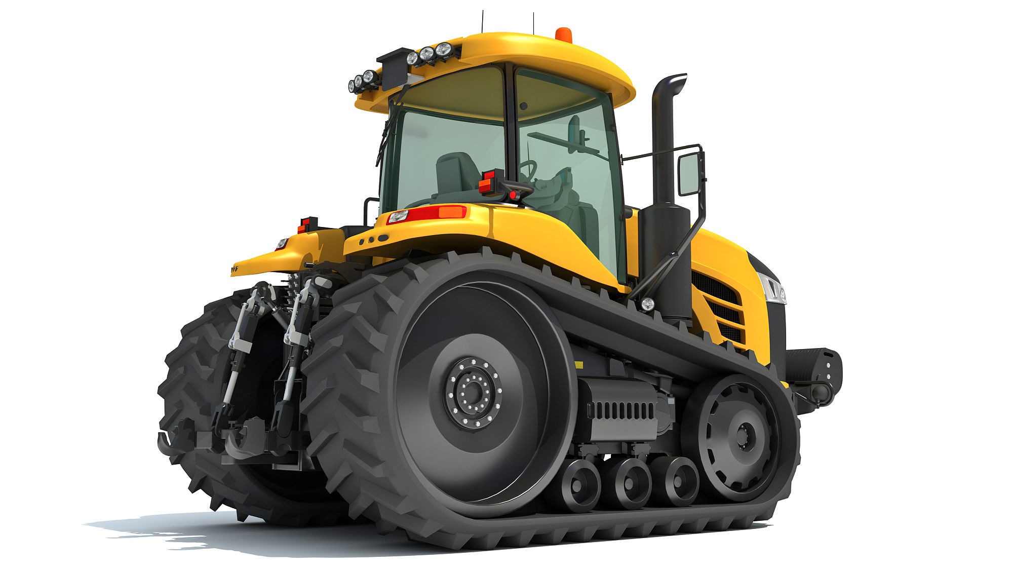 Challenger Track Tractor 3D model_6