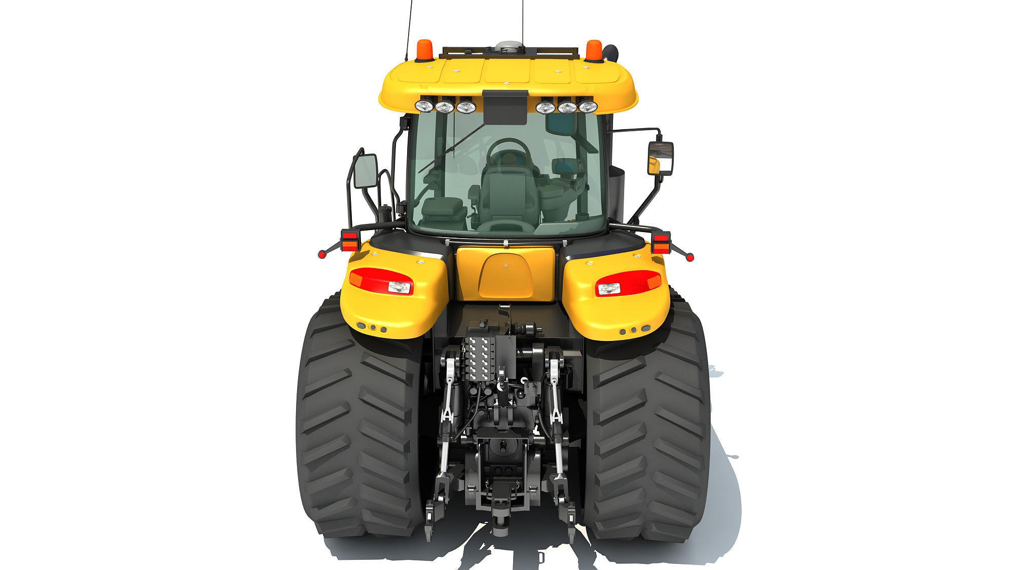 Challenger Track Tractor 3D model_4