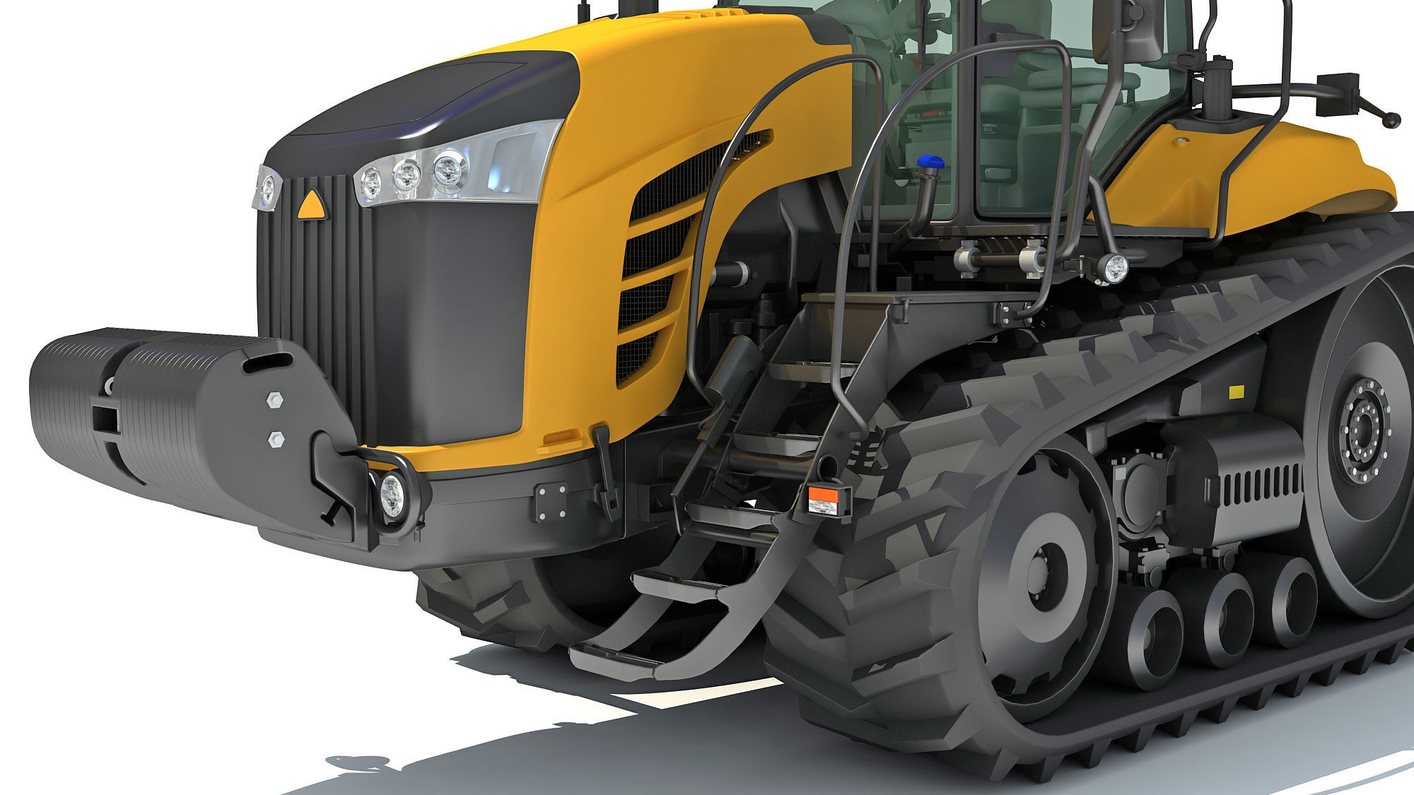 Challenger Track Tractor 3D model_11