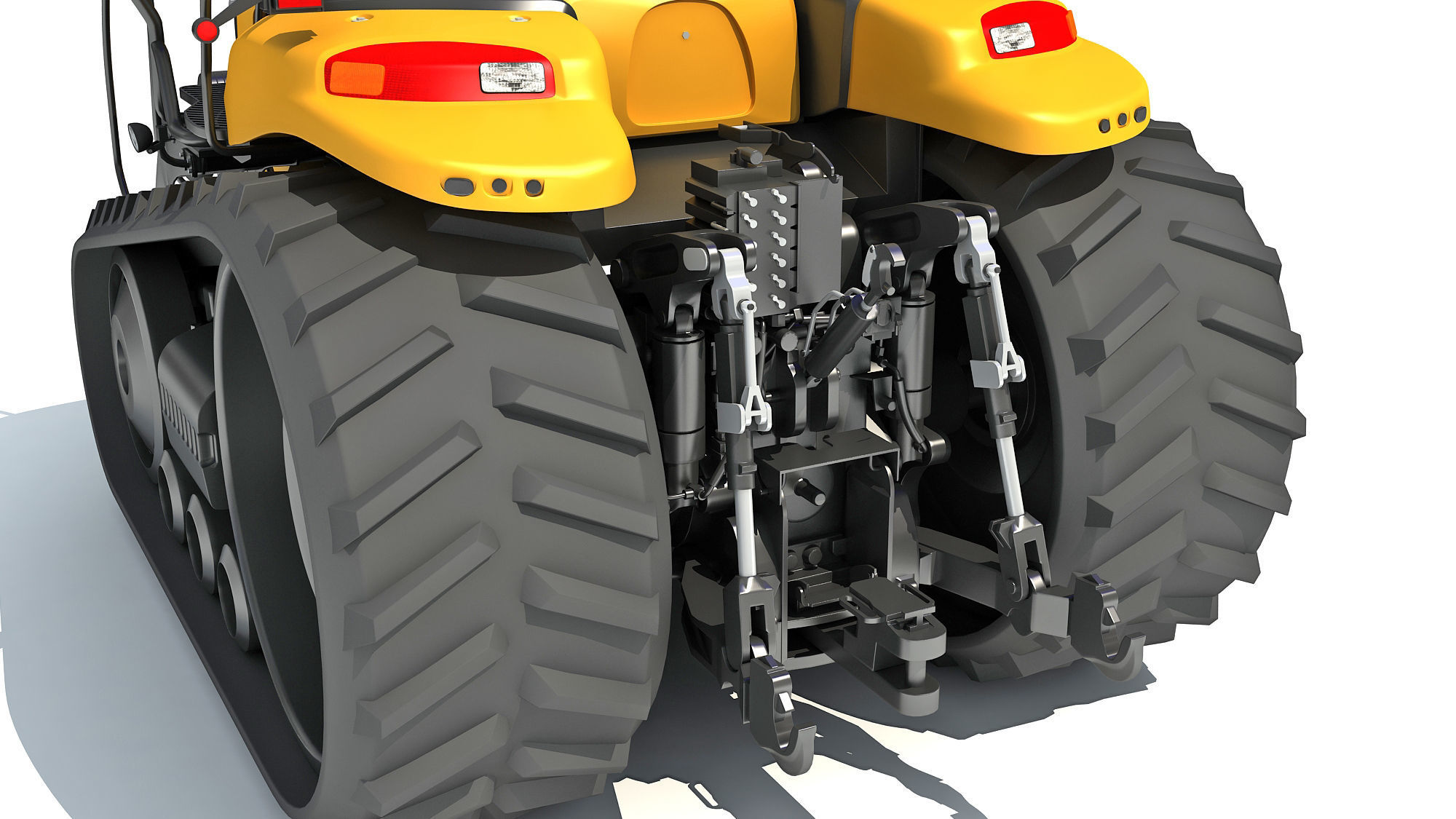 Challenger Track Tractor 3D model_13