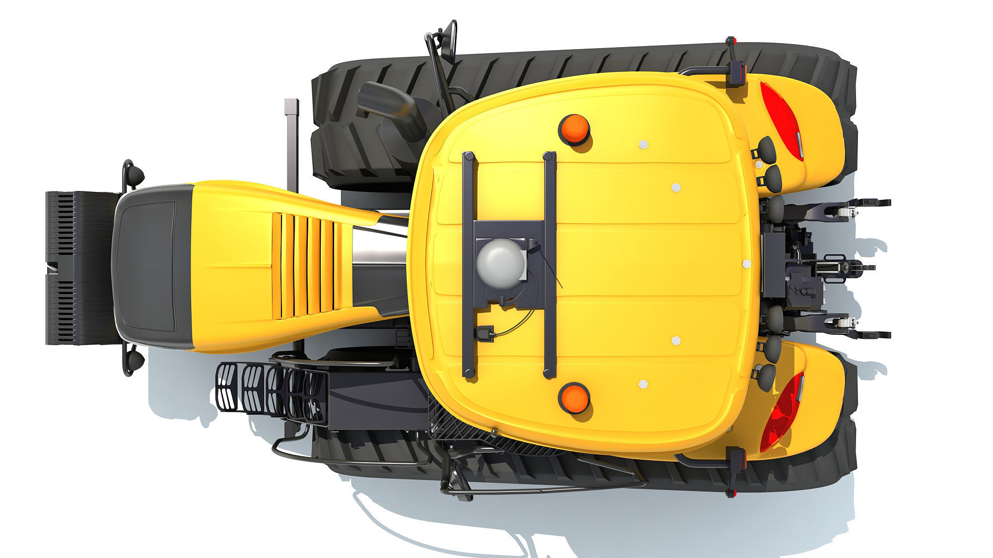Challenger Track Tractor 3D model_15