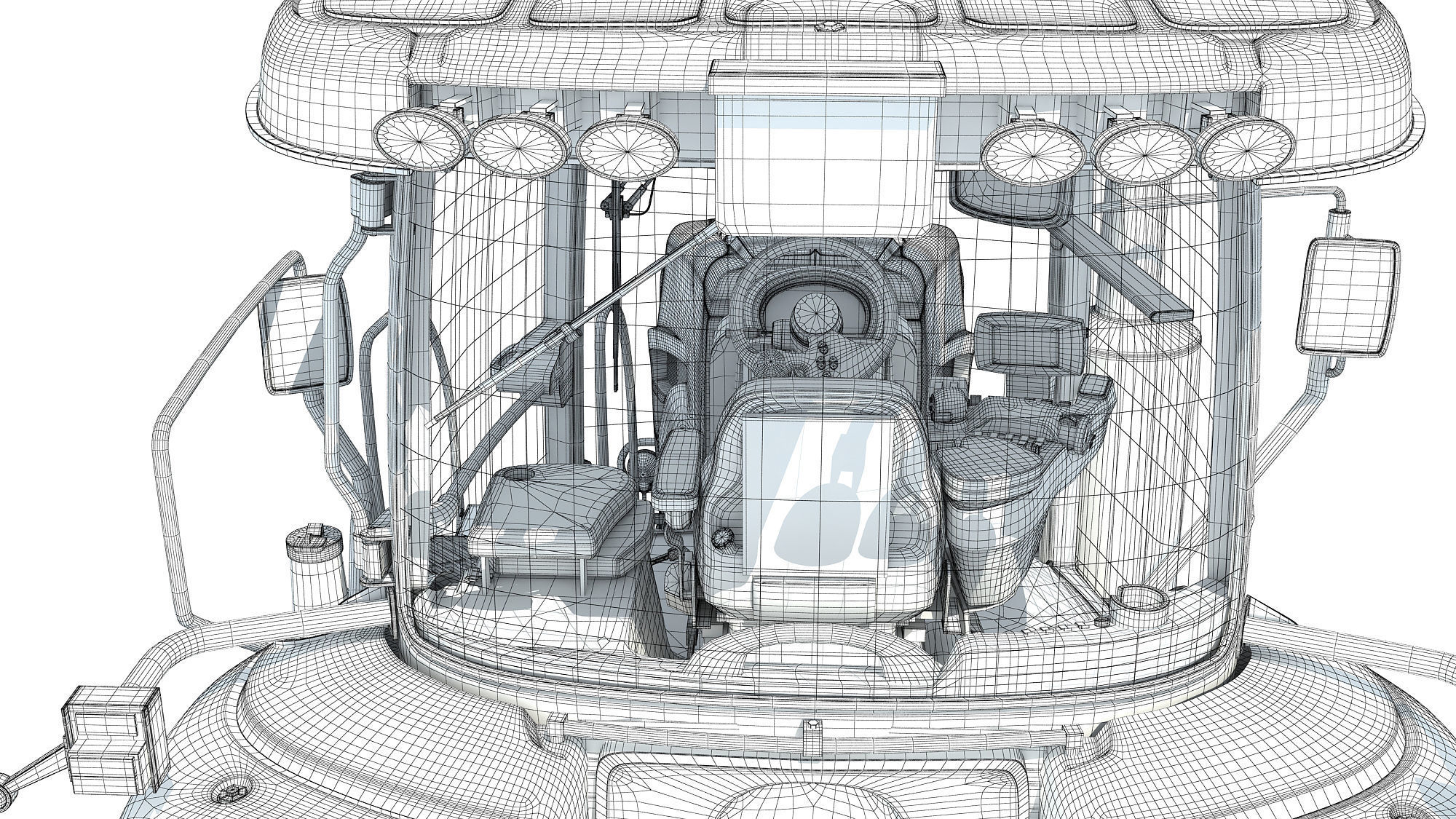 Challenger Track Tractor 3D model_20
