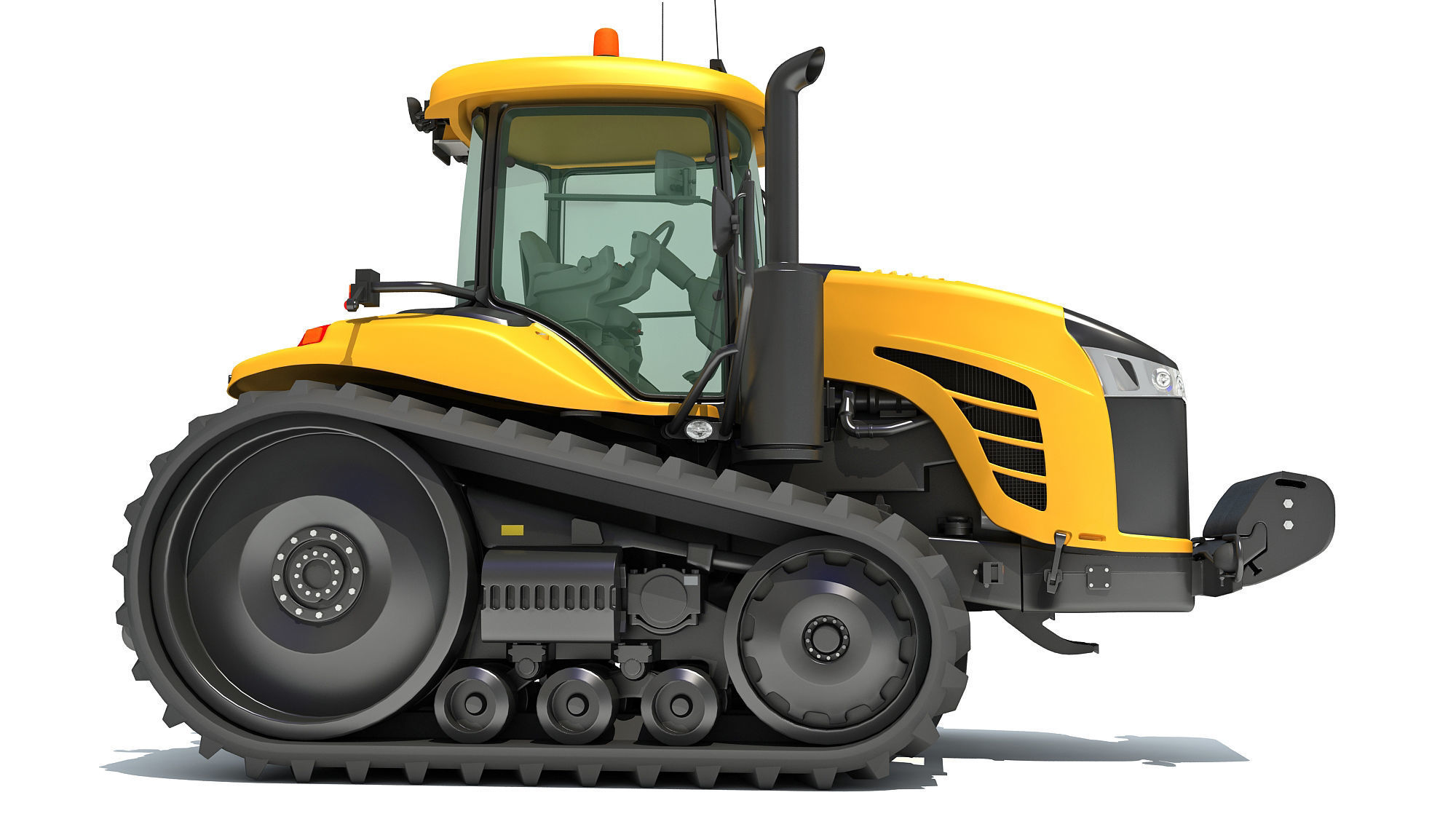 Challenger Track Tractor 3D model_7