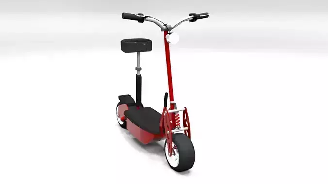 E- SCOOTER LOWPOLY electric