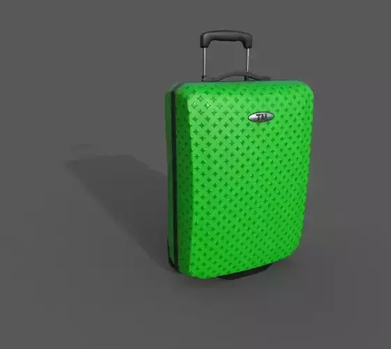 Suitcase 3D model Low-poly 3D model