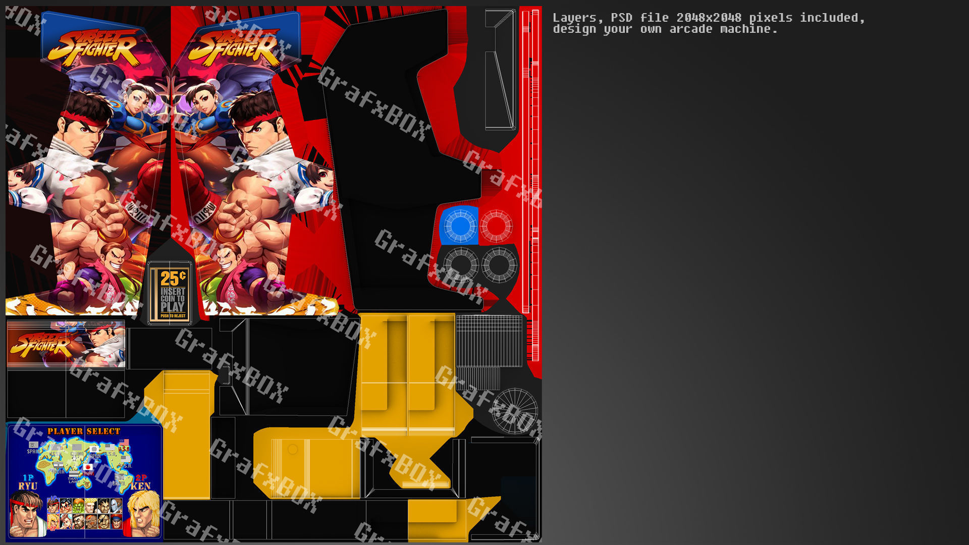 Arcade Machines Low-poly 3D model_9