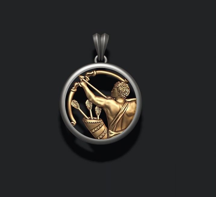jewellery horoscope signes pack 3D print model_2