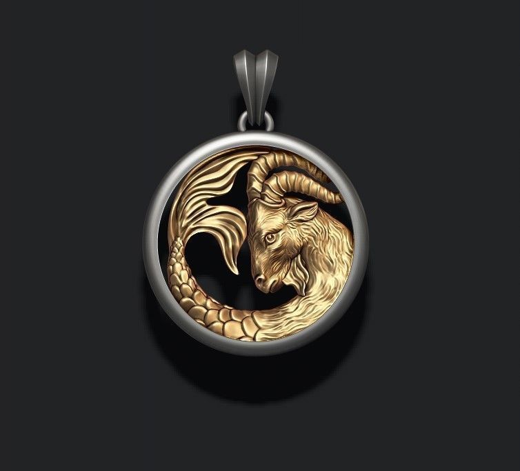 jewellery horoscope signes pack 3D print model_7