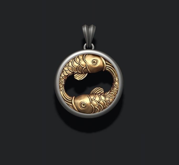 jewellery horoscope signes pack 3D print model_3