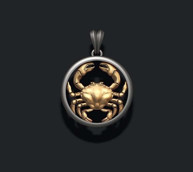 jewellery horoscope signes pack 3D print model_6