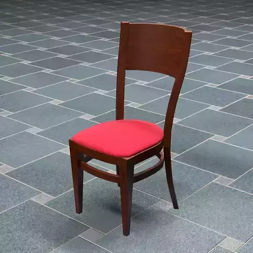 Restaurant Chair Low-Poly