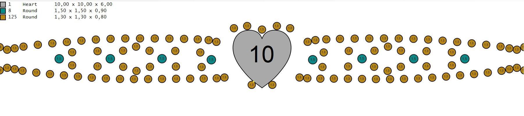 ring with a heart stone on a shank bow 13 3D print model_23